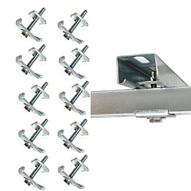HAORIZISHOP Strut Channel Connector Bracketfor 158 Strut Channel360 Degree Rotation Adjustable Angle BracketSteel Electrongalvanized