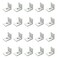 Tsnamay 2020 Inside Corner Bracket for 2020 Aluminum Extrusion Profile with Slot 20 Pcs