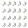 Tsnamay 2020 Inside Corner Bracket for 2020 Aluminum Extrusion Profile with Slot 20 Pcs