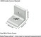 Tsnamay 3030 Inside Corner Bracket for 3030 Aluminum Extrusion Profile 30 x 30 x 26mm with Slot 6mm10PCS