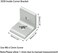 Tsnamay 3030 Inside Corner Bracket for 3030 Aluminum Extrusion Profile 30 x 30 x 26mm with Slot 6mm10PCS
