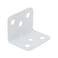 Tsnamay 90 Degree L Shaped White Right Angle Bracket Corner Brace Support with Screws28x28x34X2mmLWHTPack of 10