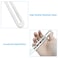 Unlorspy 8 Pcs Adjustable Flat Mending Plate with Slot 155mm61 Inch Straight Adjustable Corner Braces Stainless Steel Flat Brace Brackets for Wood Furniture Holder Silver