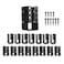 YVHFWOY Concealed Joist Hanger 16PCS2x4 Joist BracketFraming BracketRailing BracketsQ235B Steel PowderCoated Joist Hanger Fit for BeamSwing HandrailFence