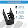 YVHFWOY Concealed Joist Hanger 16PCS2x4 Joist BracketFraming BracketRailing BracketsQ235B Steel PowderCoated Joist Hanger Fit for BeamSwing HandrailFence