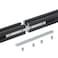 Zeberoxyz 10pcs Straight Line Connector Length 39inch Joint Bracket with M5 Screws for 2020 Series T Slot 6mm Aluminum Extrusion Profile Straight BracketsSilver