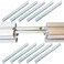 BLCCLOY 1010 1 x 1 Series Aluminum Profile Straight Line Connector Extended Length Bracket Fastener with M5 Screw for Slot 6mm Aluminum Extrusion Profile Connect Parts