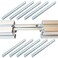 BLCCLOY 1010 1 x 1 Series Aluminum Profile Straight Line Connector Extended Length Bracket Fastener with M5 Screw for Slot 6mm Aluminum Extrusion Profile Connect Parts