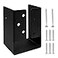 lifgarfe 4x6 Concealed Joist Hanger Bracket Fit for 4x6 BeamSwinghandrailand Fence