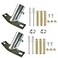LeapMars Broom Handle Bracket Multiple Mounting Options Galvanized Metal Bracket for 2530mm Wooden Handle 2pcs