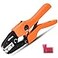 KF CPTEC Ratcheting Crimping Tool for 90 Insulated Flag Terminals AWG 2018 1614 Precision Electrical Terminal Crimper with Adjustable Crimp Force
