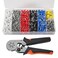 Shutao 2000PCS Insulated Wire Ends Terminals Connectors Ferrule Crimping Tool Kit AWG2310 0256mm Selfadjustable Ratchet Wire Crimping Tool Kit Crimper Plier Set for Electrical Wire Connectors