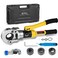 Anbull Hydraulic Copper Tube Crimping ToolCopper Pipe Fittings Crimping and Plumbing Tool with Crimping Dies Jaw 12 34 1