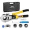 Anbull Hydraulic Copper Tube Crimping ToolCopper Pipe Fittings Crimping and Plumbing Tool with Crimping Dies Jaw 12 34 1