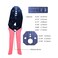Yeerong BNC Crimp Tool and BNC Connector Kit Coaxial Cable Crimper with 10pcs BNC Male Crimp Connector Rg58 and a Wire Stripper a Interchangeable Die for Rg58 Coax Cable