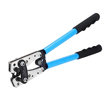 Gazoe Battery Cable Lug Crimping Tool 101 AWG Heavy Duty Wire Crimper for Battery Wire Ring Terminals HX50B