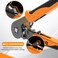 HARDELL Ferrule Crimping Tool AWG 237 Wire Crimper with Selfadjustable Ratchet Square Wire Ferrule Kit Suitable for Various DIY Household