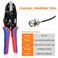 HKS Coaxial Crimping Tool for RG Type Cable RG505455U585962108142178301302307400 LMR195200240 BNC 3D2V4C2V ConnectorsCRIPMER L7