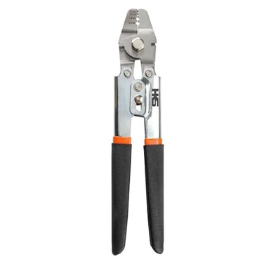 HKS Wire Rope Crimping Tool for Loop Sleeves Aluminum Double Tube Ferrule Crimper for Fishing Line up to 22 mm with Cutting Function