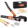 HZLZRZ Hydraulic Crimping Tool and Battery Cable Crimping Tool Kit Range 12AWG20AWG 9 Pairs Of Dies For Cable Tool Wire Rope Electrical Terminal and Battery Cable Crimper YQ70C