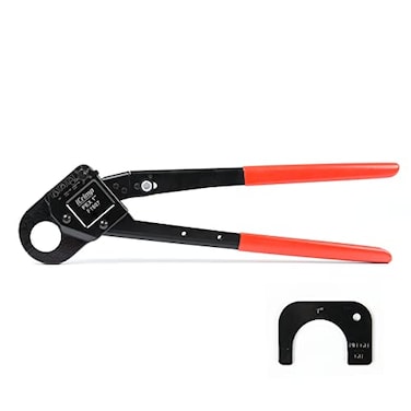 IWISS iCrimp Angled Head PEX Crimping Tools Works on 1INCH PEX Pipe with GoNoGo Gauge suits All US F1807 Standards