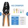 iCRIMP iCrimp Wire Crimping Tool Kit with Wire Stripper and Ratcheting Wire Crimper for Heat Shrink Connectors Wire Ferrule Insulated and NonInsulated Terminals