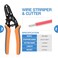 iCRIMP iCrimp Wire Crimping Tool Kit with Wire Stripper and Ratcheting Wire Crimper for Heat Shrink Connectors Wire Ferrule Insulated and NonInsulated Terminals