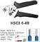 LUBAN Crimper Plier HSC8 64B Selfadjustable Ratcheting Ferrule Crimping Pliers Tool for Wire End Sleeves Terminals Square Shape Compression AWG2310 0256 mm