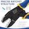 MGYOO Wire Crimping Tool for Heat Shrink Wire Connectors AWG 2010 Ratchet Wire Terminal Crimper Insulated Nylon Connectors and Electrical Wire Connectors Ratcheting Crimping Plier
