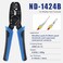 Newdeli Weather Pack Crimper AWG2414 Open Barrel Crimping Tool Waterproof Sealed Connectors Crimping Tool for Delphi APTIV Packard Weather Pack Terminals or MetriPack 150 280 Connectors