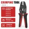 Newdeli Wire Crimping Tool for Insulated Wire Connectors AWG 2210 Ratchet Wire Crimper Tool Electrical Wire Terminal Connectors Ratcheting Crimping Plier Crimp Tool