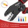 Newdeli Wire Crimping Tool for Insulated Wire Connectors AWG 2210 Ratchet Wire Crimper Tool Electrical Wire Terminal Connectors Ratcheting Crimping Plier Crimp Tool