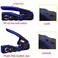 PETECHTOOL RJ45 Crimp Tool for Cat5e Cat6 Cat6a Pass Thrugh Connectors with 20 pieces Cat6 Connectors and 20 Pieces Boots