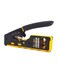 JODROAD RJ45 Crimper Pass Through Ethernet Crimper for Cat5 Cat6 Cat6a Connectors AllinOne RJ11RJ12RJ45 Crimp Tool with Integrated Wire Stripper and Cutter