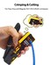 JODROAD RJ45 Crimper Pass Through Ethernet Crimper for Cat5 Cat6 Cat6a Connectors AllinOne RJ11RJ12RJ45 Crimp Tool with Integrated Wire Stripper and Cutter
