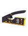 JODROAD RJ45 Crimper Pass Through Ethernet Crimper for Cat5 Cat6 Cat6a Connectors AllinOne RJ11RJ12RJ45 Crimp Tool with Integrated Wire Stripper and Cutter