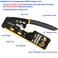 CHZHLM RJ45 Crimping Tool Kit Rj45 Crimper Stripper Cutter AllinOne Pass Through Crimper for 8P RJ45 Cat5 Cat5e Cat6 Cat6a 6P RJ1112 Telephone Connectors With 50Pcs Connectors 50Pcs Covers Mini Stripp