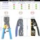 CHZHLM RJ45 Crimping Tool Kit Rj45 Crimper Stripper Cutter AllinOne Pass Through Crimper for 8P RJ45 Cat5 Cat5e Cat6 Cat6a 6P RJ1112 Telephone Connectors With 50Pcs Connectors 50Pcs Covers Mini Stripp