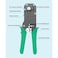 VIVOCH RJ45 RJ12 RJ11 Modular Crimper for Cat5 Cat5E Cat6 Cat6A 8P6P Ethernet Cable Plugs Network Connectors Strip Cut and Crimp Tool