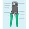 VIVOCH RJ45 RJ12 RJ11 Modular Crimper for Cat5 Cat5E Cat6 Cat6A 8P6P Ethernet Cable Plugs Network Connectors Strip Cut and Crimp Tool