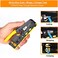 Solsop Pass Through RJ45 Crimp Tool Kit AllinOne Ethernet Crimper Cat7 Cat6 Cat5 Crimping Tool with Network Cable Tester 50Pack Cat6 RJ45 Pass Through Connector 50Pack Connector Boots