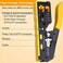 Solsop Pass Through RJ45 Crimp Tool Kit AllinOne Ethernet Crimper Cat7 Cat6 Cat5 Crimping Tool with Network Cable Tester 50Pack Cat6 RJ45 Pass Through Connector 50Pack Connector Boots