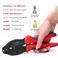 Newdeli Spark Plug Wire Crimper Crimping Pliers for Spark Plug Stripping Tool ND2048 for Crimping and Stripping Spark Plug Wire Dia 8085mmRatchet spark plug wire crimping tool