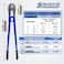 SPENDINS 318 Inch Hand Swaging Tool Wire Rope Crimping Tool for 53214516 Wires Heavy Duty Swager Crimper wErgonomic Handle Design for Copper Aluminum Oval Sleeves and Stop Sleeves