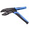 Whisary Coaxial Cable Crimping Pliers for Coaxial Connector Which Connect LMR240 RG142LMR195RG59RG223 Cable RG58 crimp tool with 0213 541mm Hex Die RG58 Crimper Black Blue