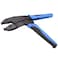 Whisary Coaxial Cable Crimping Pliers for Coaxial Connector Which Connect LMR240 RG142LMR195RG59RG223 Cable RG58 crimp tool with 0213 541mm Hex Die RG58 Crimper Black Blue