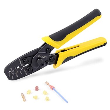 Yangoutool Molex Crimping Tool Versatile for Molex Delphi AMPTyco Harley PCComputer Automotive Use 2414 AWG Model 1424B