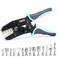 YMYP Crimping Tool for NonInsulated Open Barrel Terminals Receptacles Ratcheting Wire Crimper AWG 2010 056mm UShaped Electrical Crimping Tool