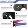 YMYP Ferrule Crimping Tool AWG 237 Hexagonal Crimper for EndSleeves Terminal SelfAdjusting Racheting Tool