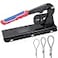 IWISS iCrimp Bench Mounted Wire Rope Swaging Tool for Aluminum Sleeves and Annealed Copper Loops from 364 to 18inch